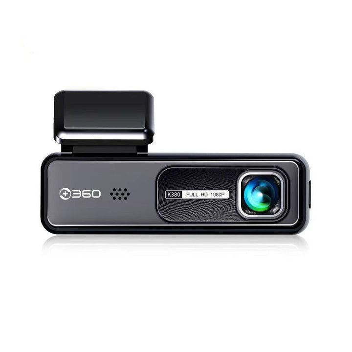 360 Dash Cam front product view with compact windshield mount
