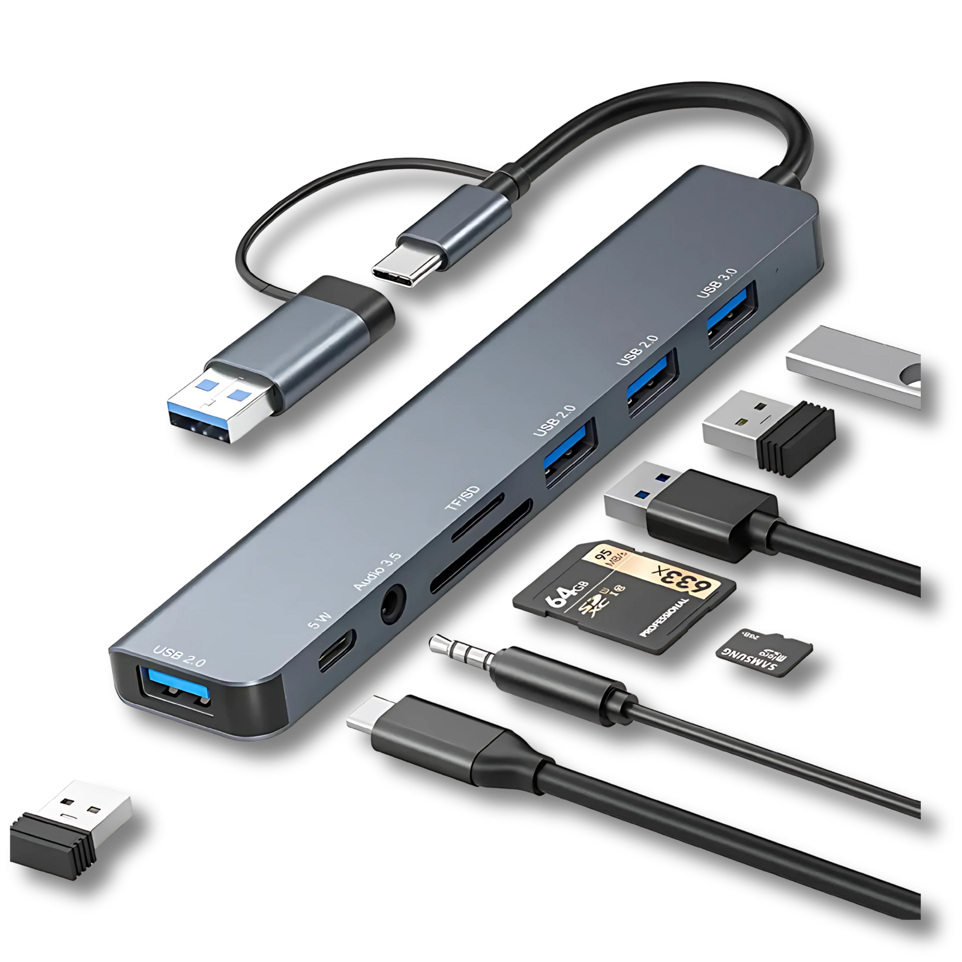 All-in-One USB Connection Hub