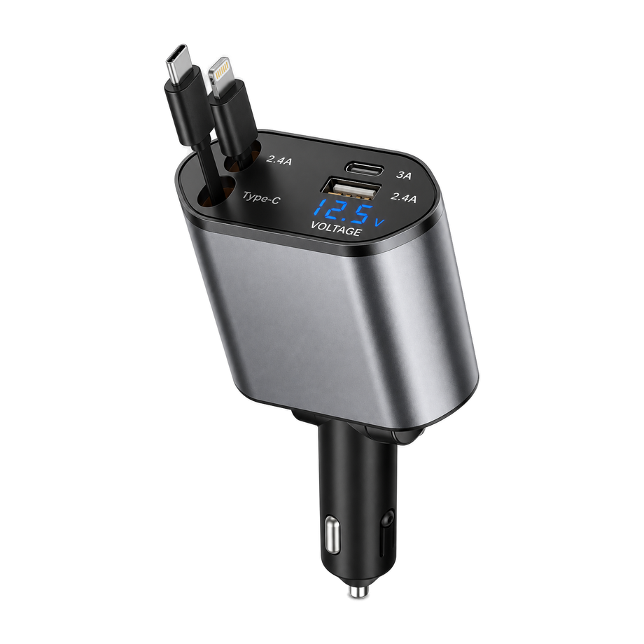 4-in-1 Car Phone Charger