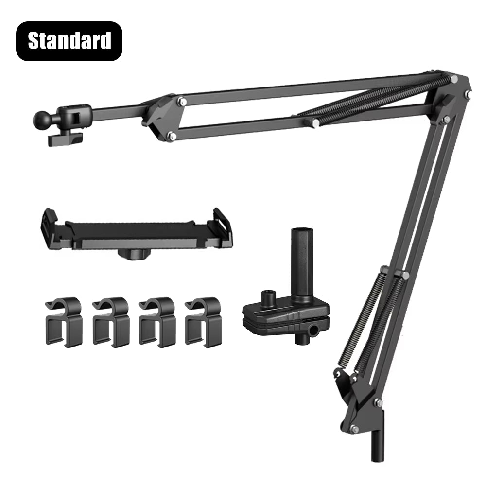 Tablet Stand Holder Long Arm for 4-12.9" iPad Pro, Samsung Tab