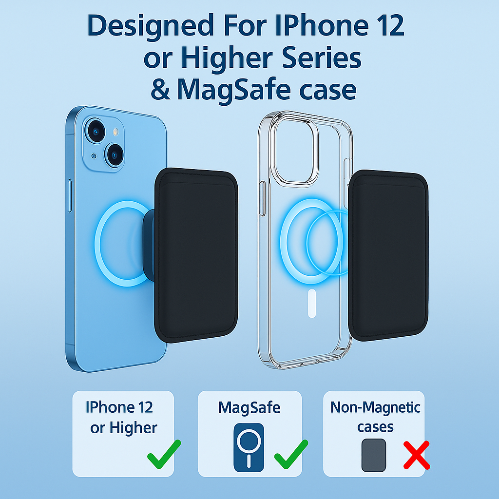 MagSafe Leather Phone Wallet