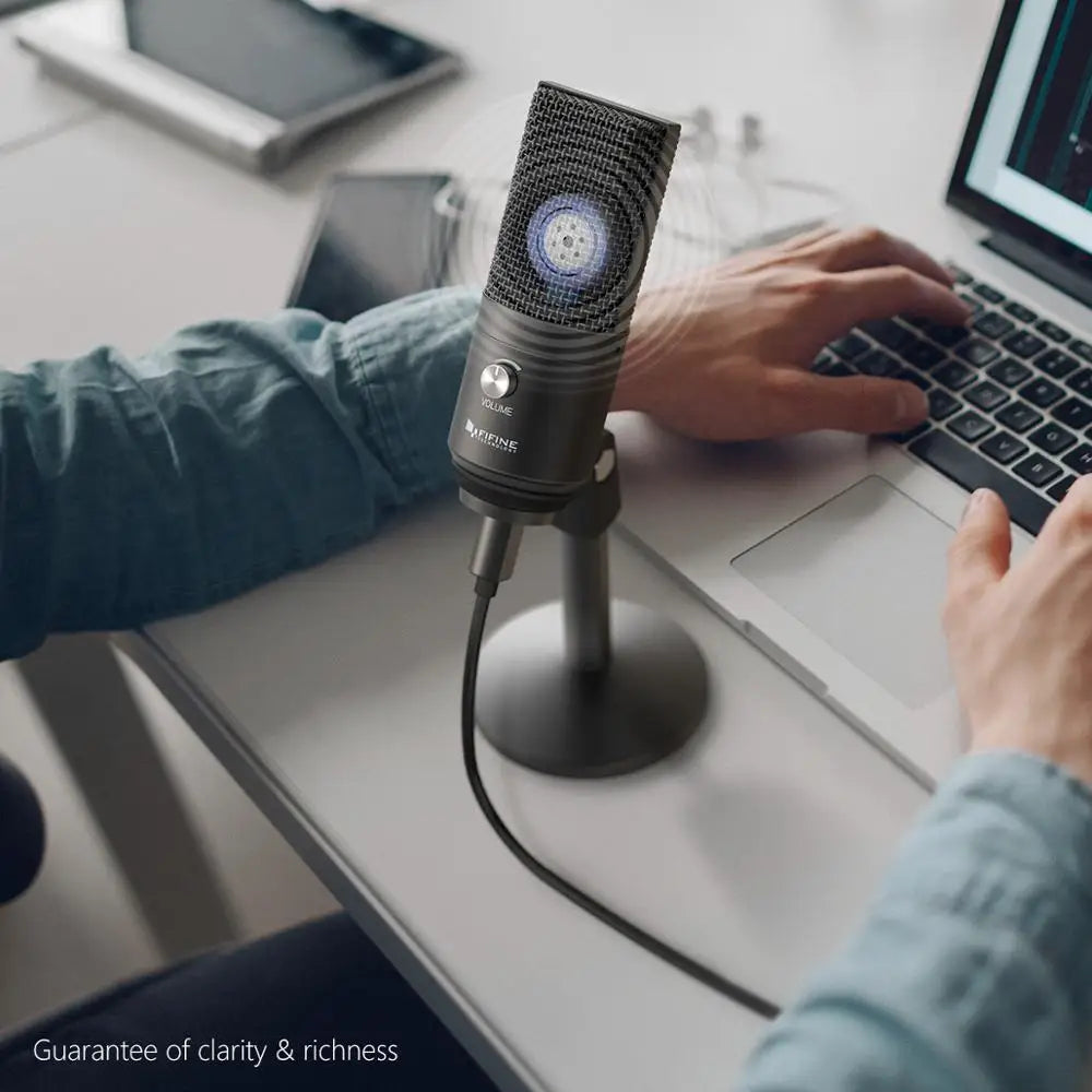 FIFINE K670 USB Desktop Microphone source-backed product image
