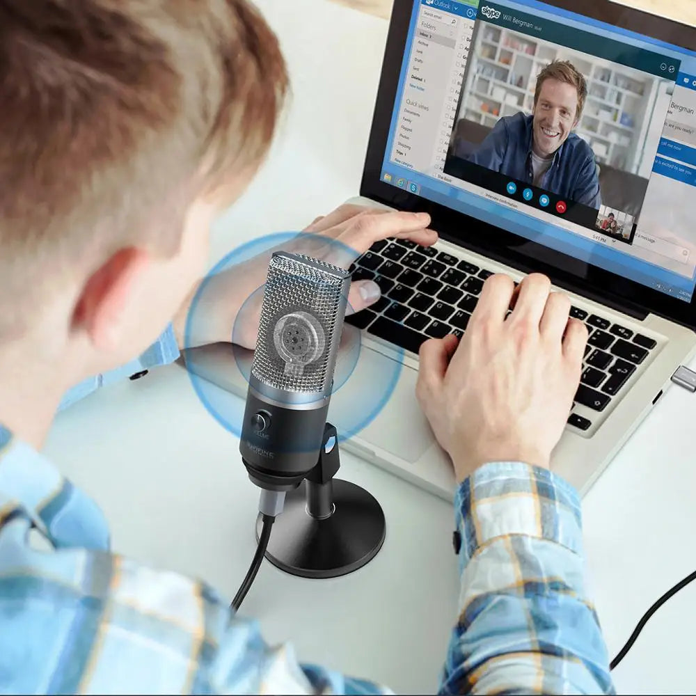 FIFINE K670 USB Desktop Microphone source-backed product image