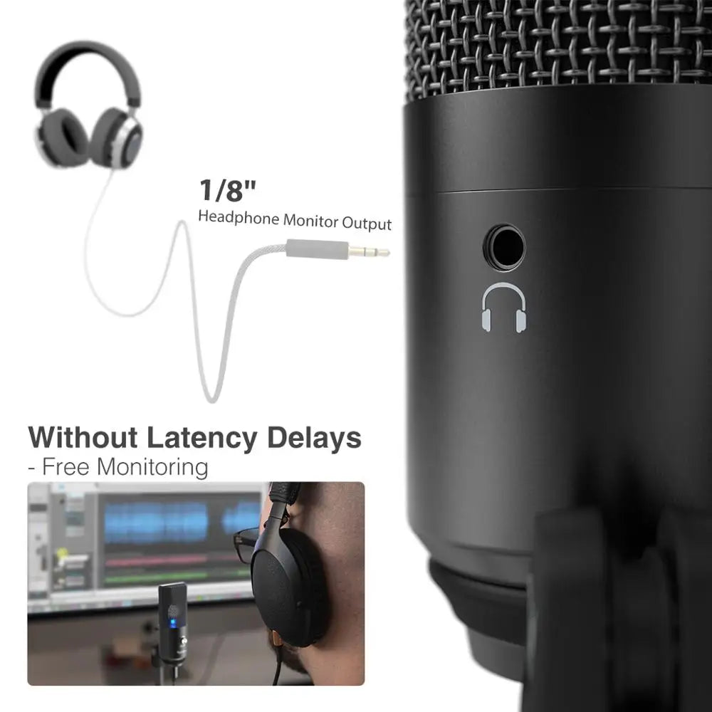 FIFINE K670 USB Desktop Microphone source-backed product image