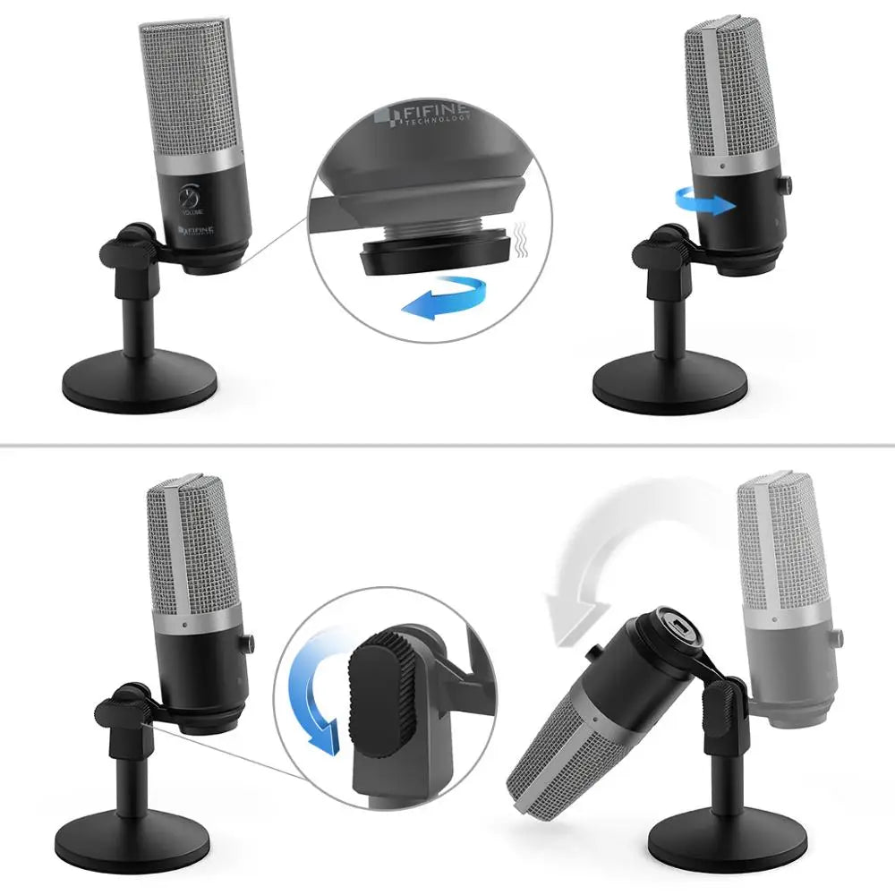 FIFINE K670 USB Desktop Microphone source-backed product image