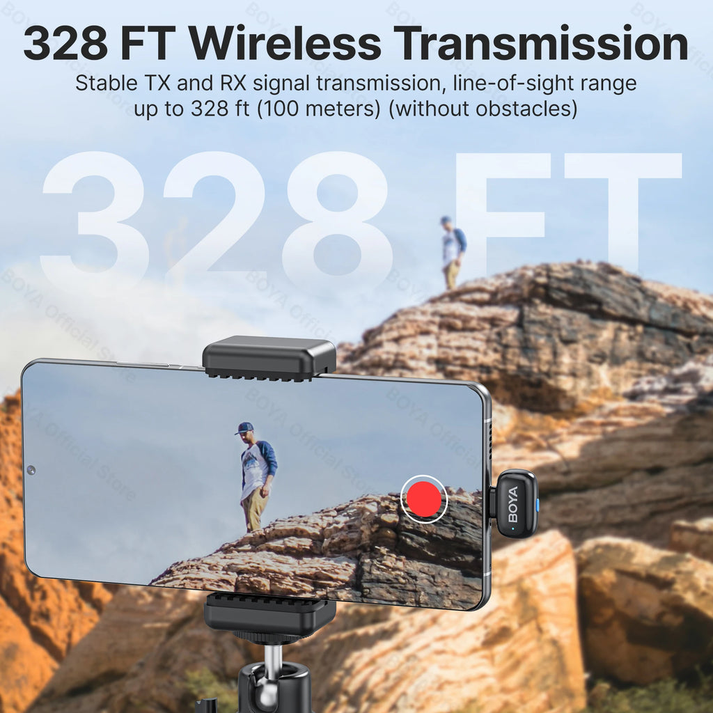BOYA Mini Wireless Lavalier Microphone Kit source-backed product image