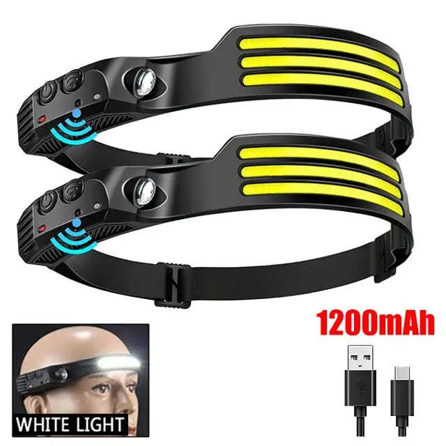 Rechargeable COB headlamp
