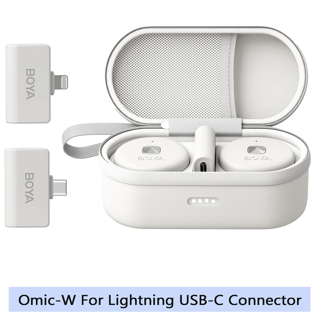 BOYA Omic Wireless Lavalier Microphone Kit source-backed product image