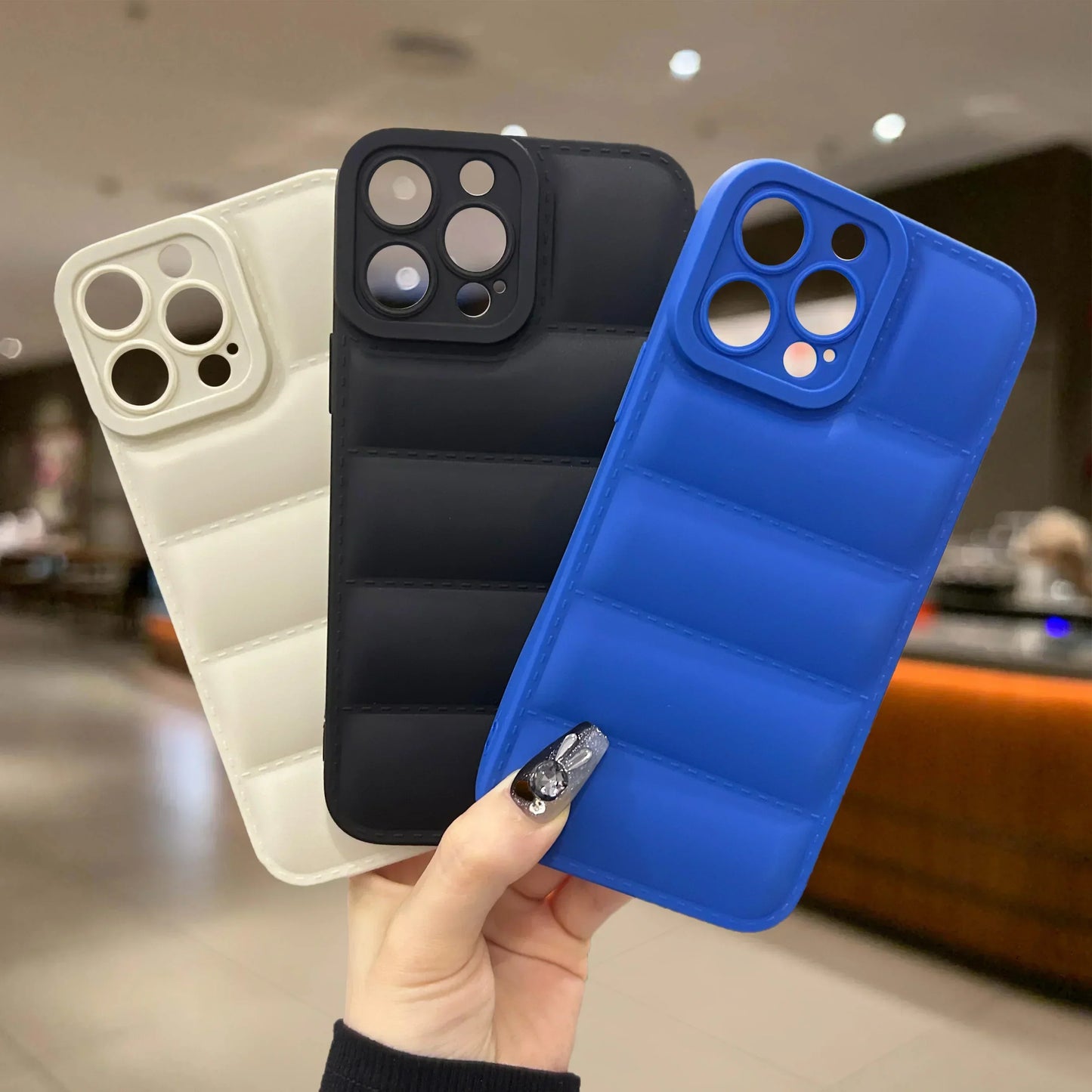 Puffer Phone Case for iPhone 15 14 13 12 11