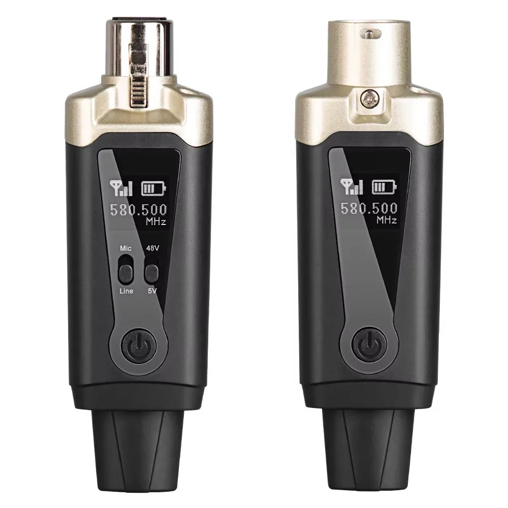 XLRLink UHF Wireless Microphone Adapter Kit source-backed product image