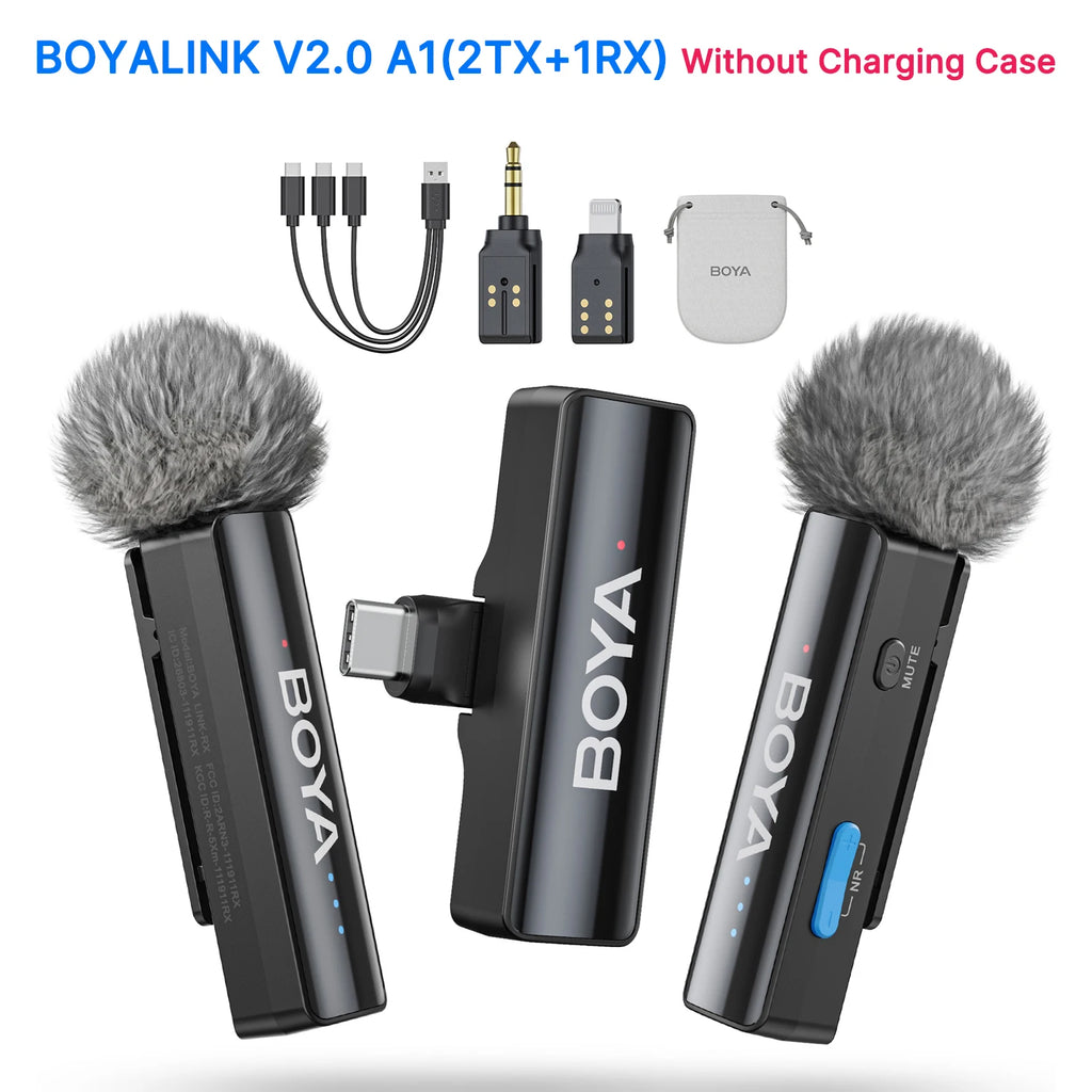 BOYA BOYALINK 2 Wireless Lavalier Microphone Kit source-backed variant image