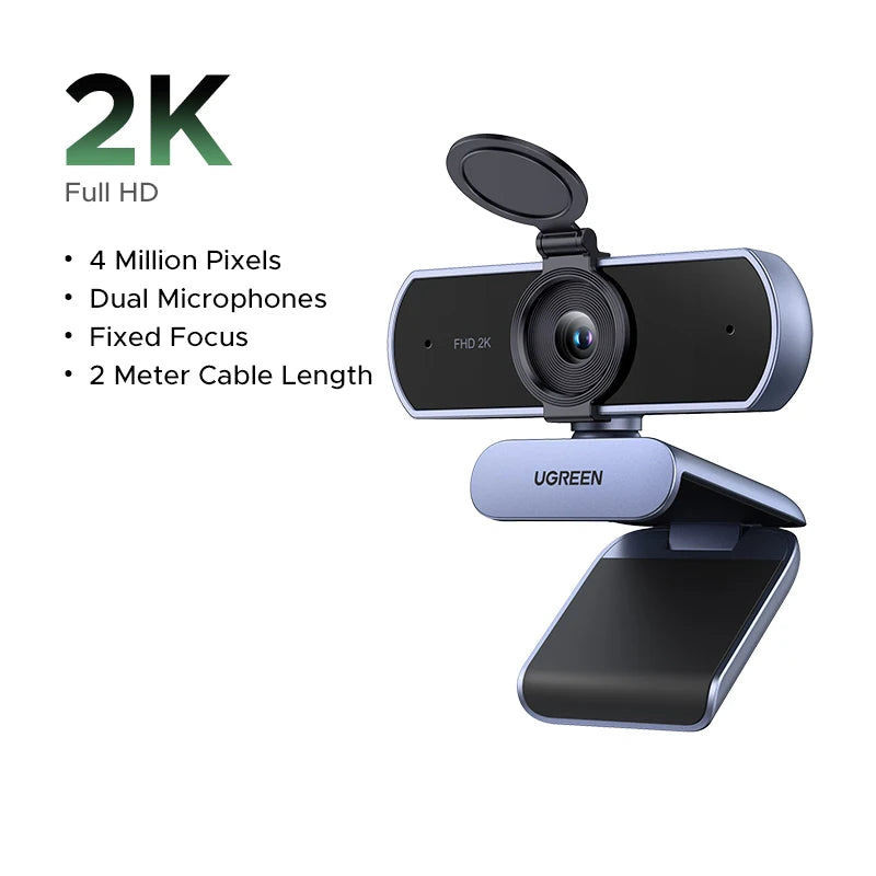 UGREEN USB Webcam with Microphone source-backed product image