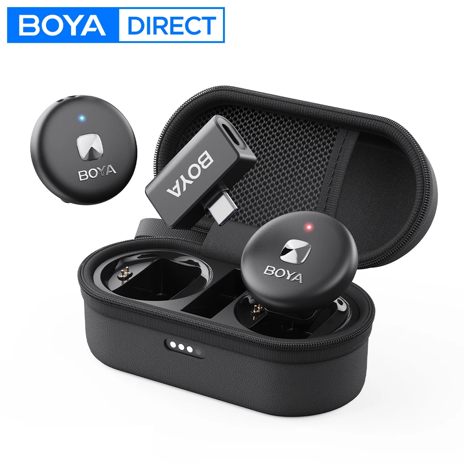 BOYA Omic Wireless Lavalier Microphone Kit source-backed product image
