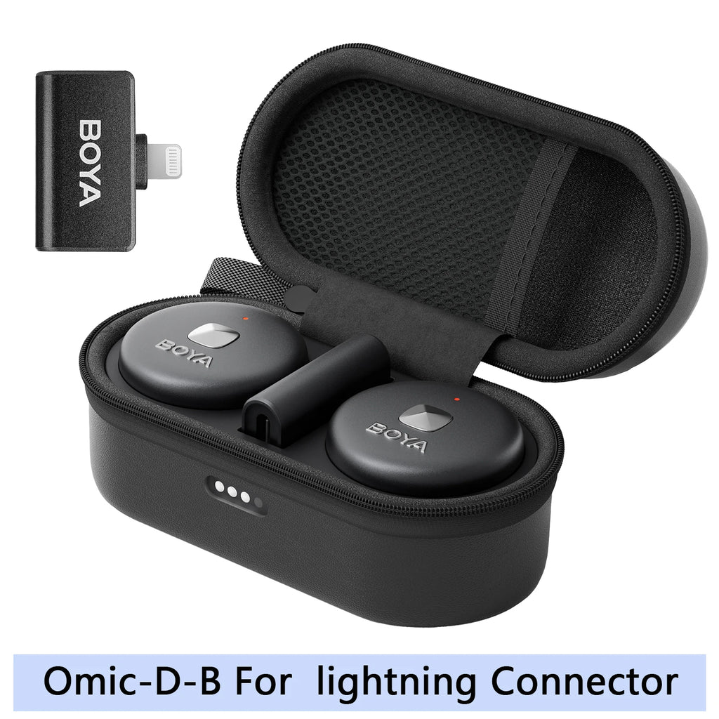 BOYA Omic Wireless Lavalier Microphone Kit source-backed product image