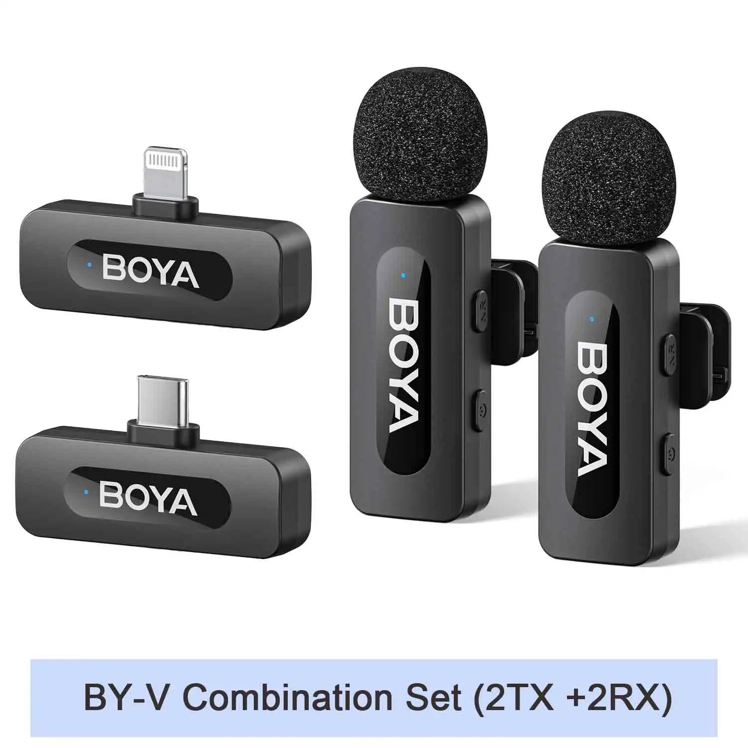 BOYA BY-V Pro Wireless Lavalier Microphone Kit source-backed variant image