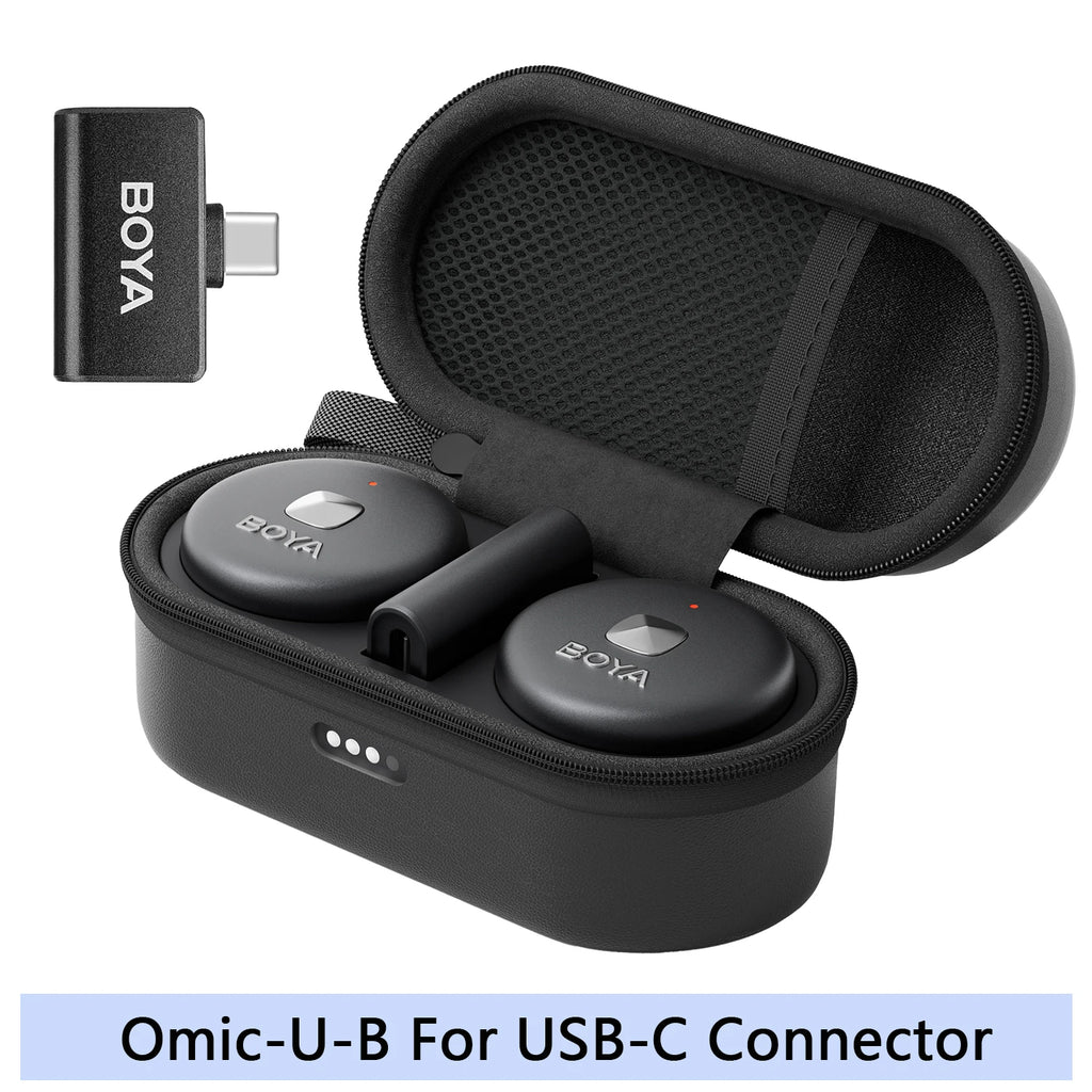 BOYA Omic Wireless Lavalier Microphone Kit source-backed product image