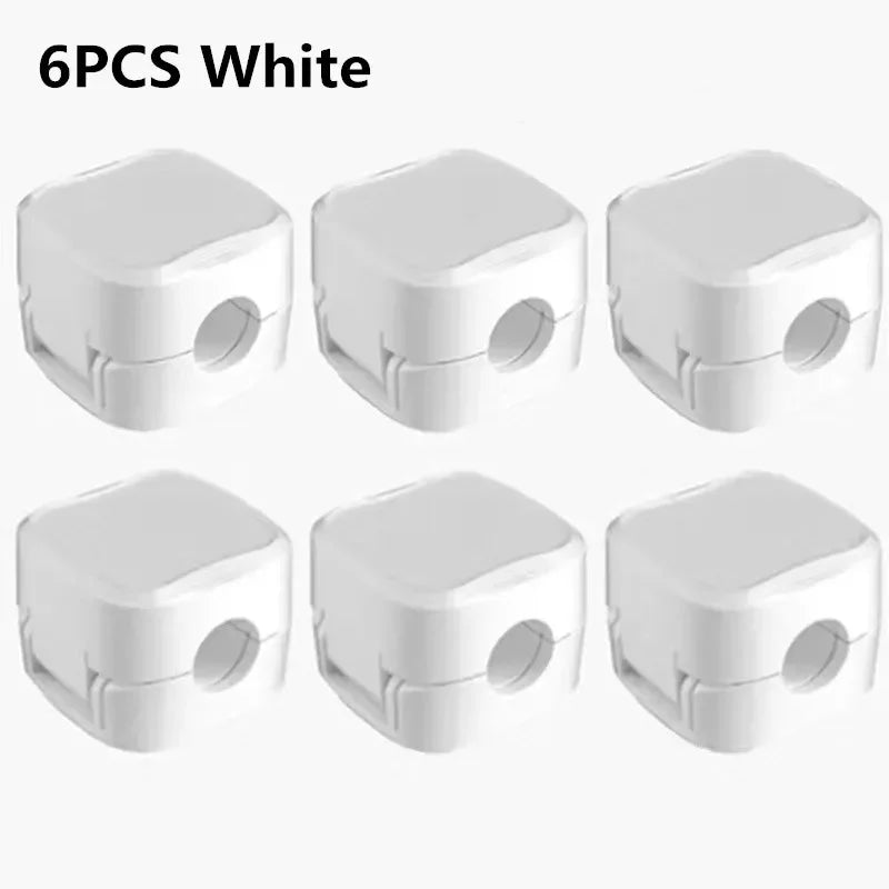 MagneClip 6-pack white cable clips