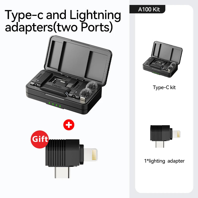 Ulanzi A100 Type-C and Lightning adapter kit source image