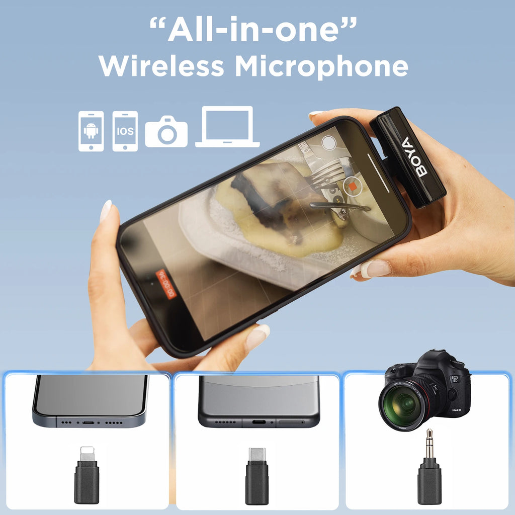 BOYA BOYALINK 2 Wireless Lavalier Microphone Kit source-backed product image