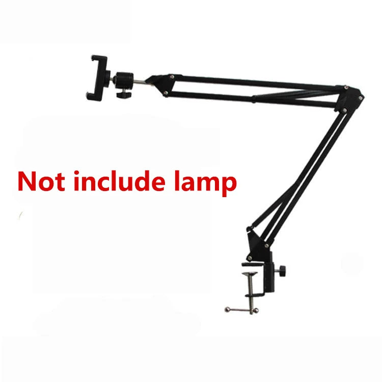 Overhead Phone Stand with Optional Ring Light