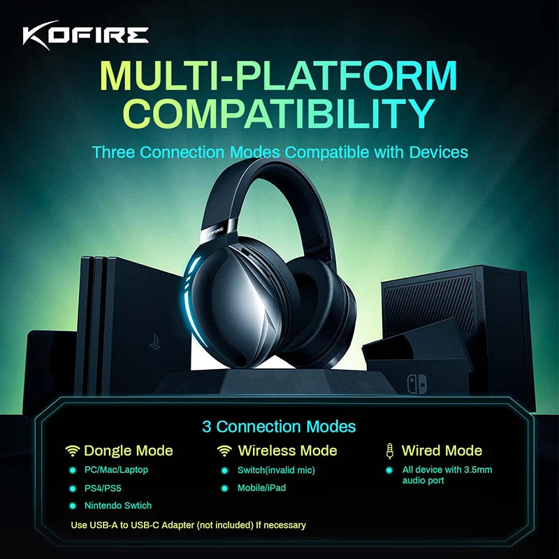 Kofire UG-06 Wireless Gaming Headset source image