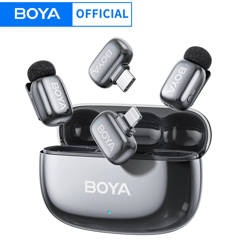 BOYA Mini 2 Wireless Lavalier Microphone Kit source-backed product image