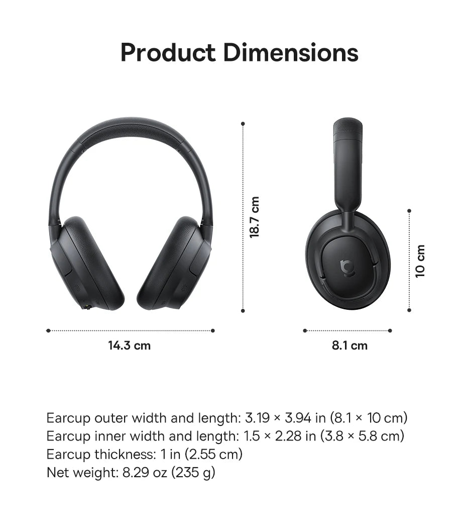 Baseus A02037 Wireless ANC Headphones