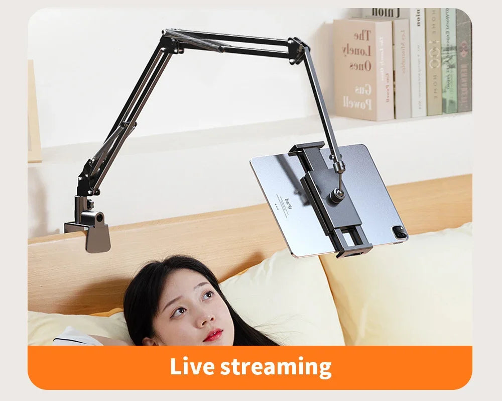FlexArm tablet mount for live streaming