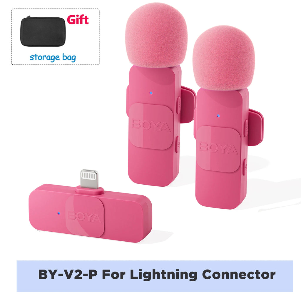 BOYA BY-V Pro Wireless Lavalier Microphone Kit source-backed product image