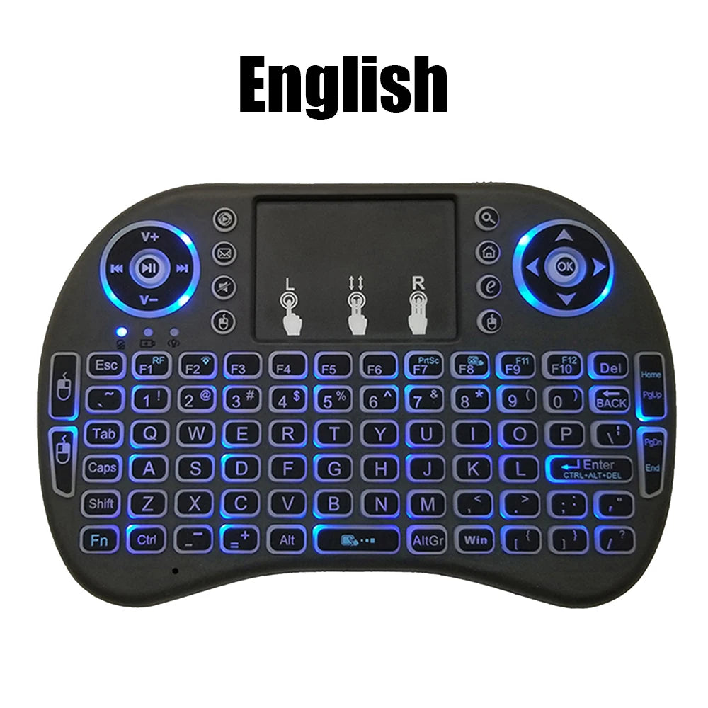 i8 wireless mini keyboard and touchpad