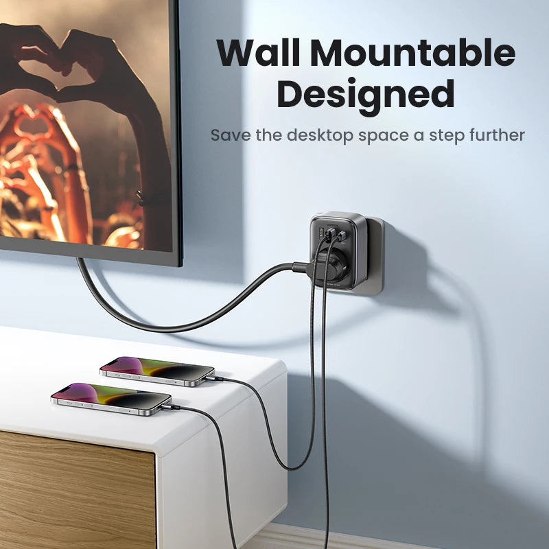 UGREEN 30W USB-C Charger with AC Outlet