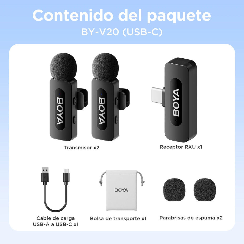 BOYA BY-V20 2.0 USB-C kit variant image