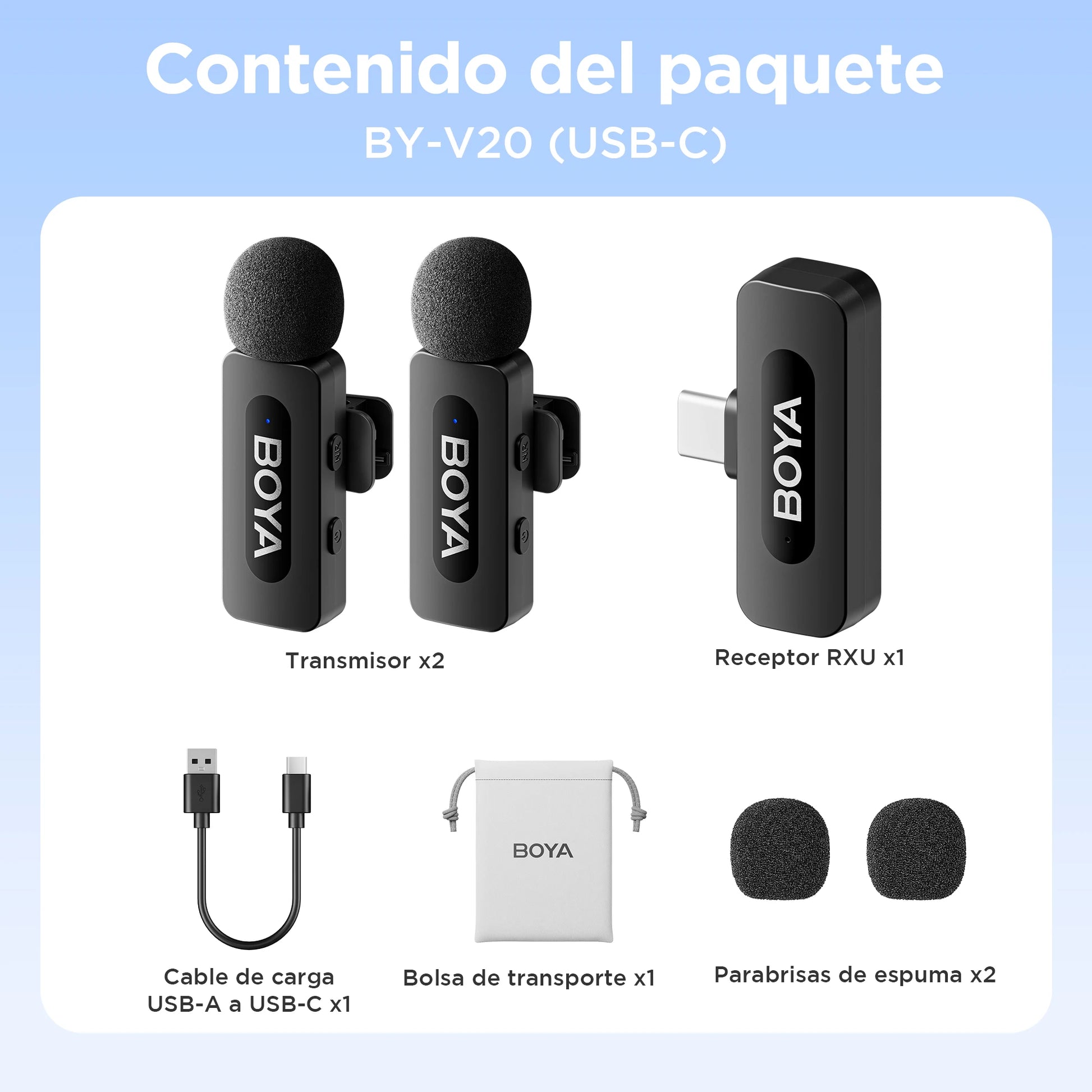BOYA BY-V20 2.0 USB-C kit variant image