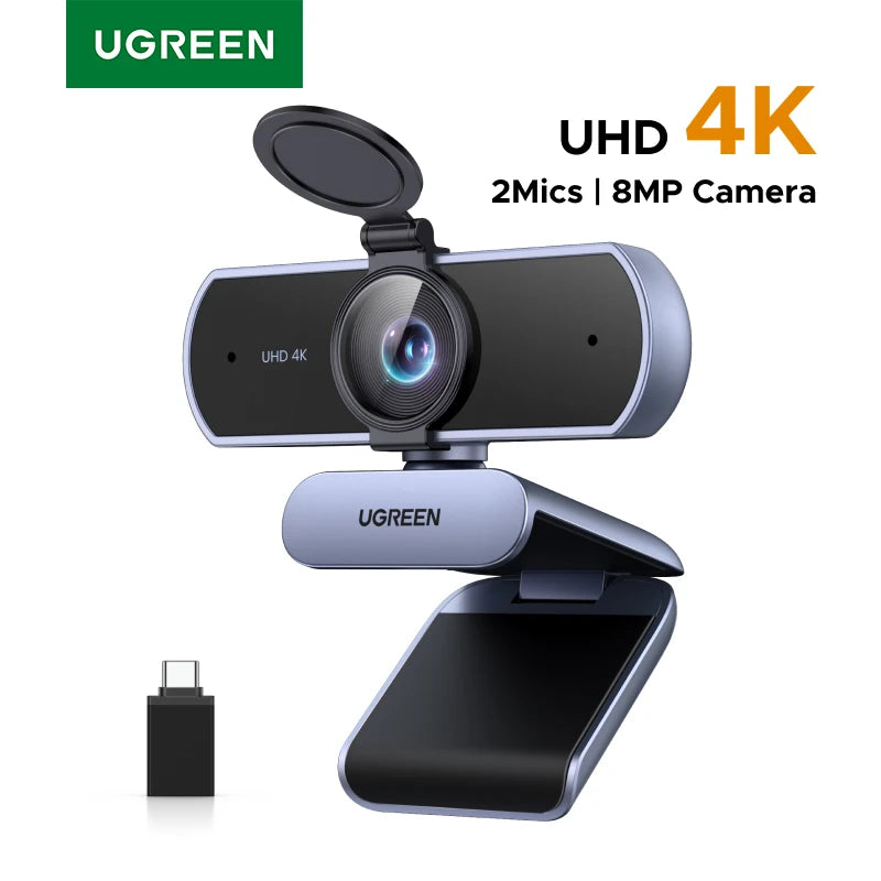 UGREEN USB Webcam with Microphone source-backed product image
