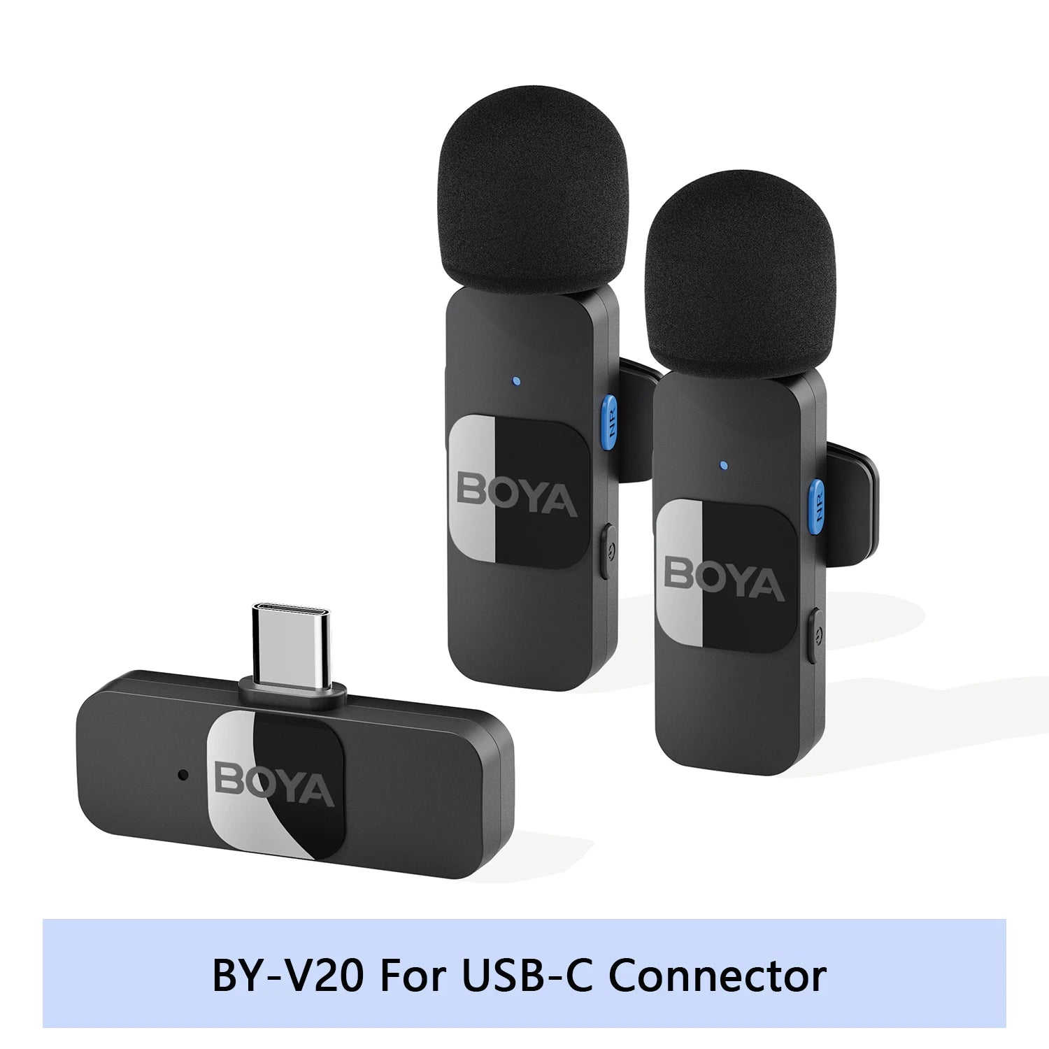 BOYA BY-V Pro Wireless Lavalier Microphone Kit source-backed product image