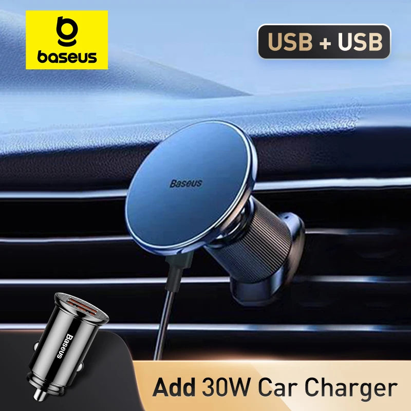 Baseus Magnetic Wireless Car Charger Mount source-backed product image