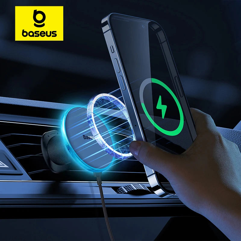 Baseus Magnetic Wireless Car Charger Mount source-backed product image