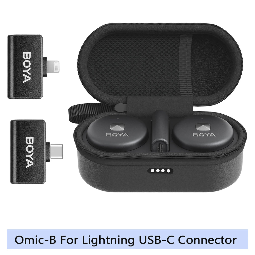 BOYA Omic Wireless Lavalier Microphone Kit source-backed product image
