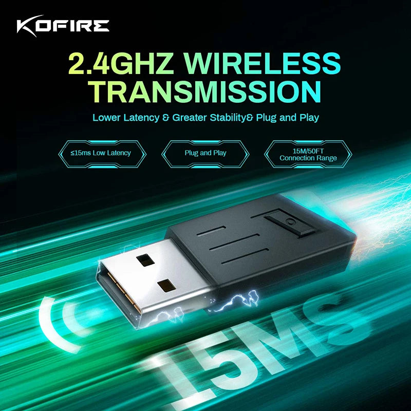 Kofire UG-06 Wireless Gaming Headset source image