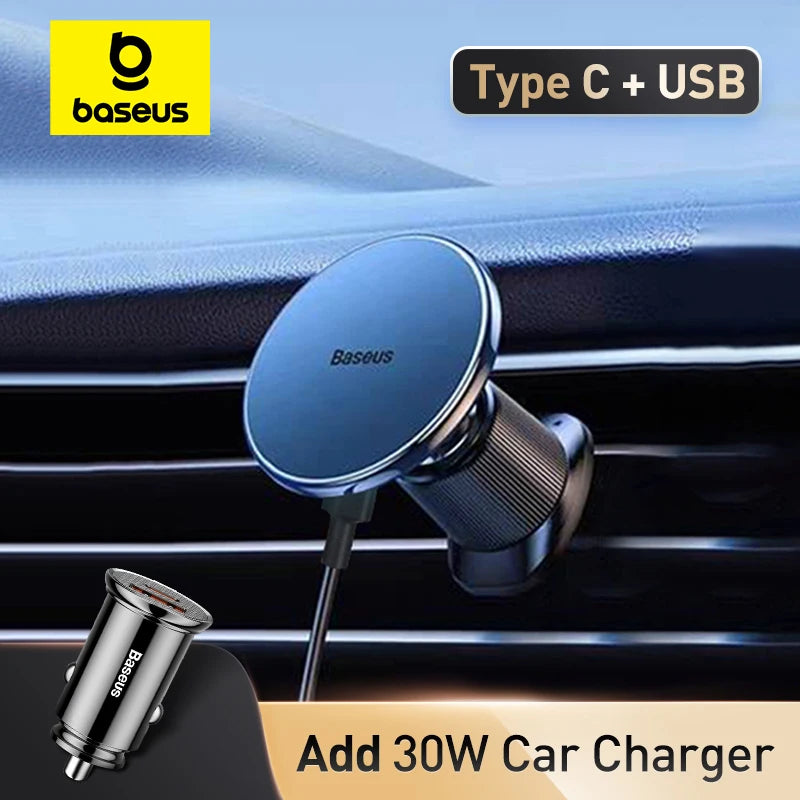 Baseus Magnetic Wireless Car Charger Mount source-backed product image