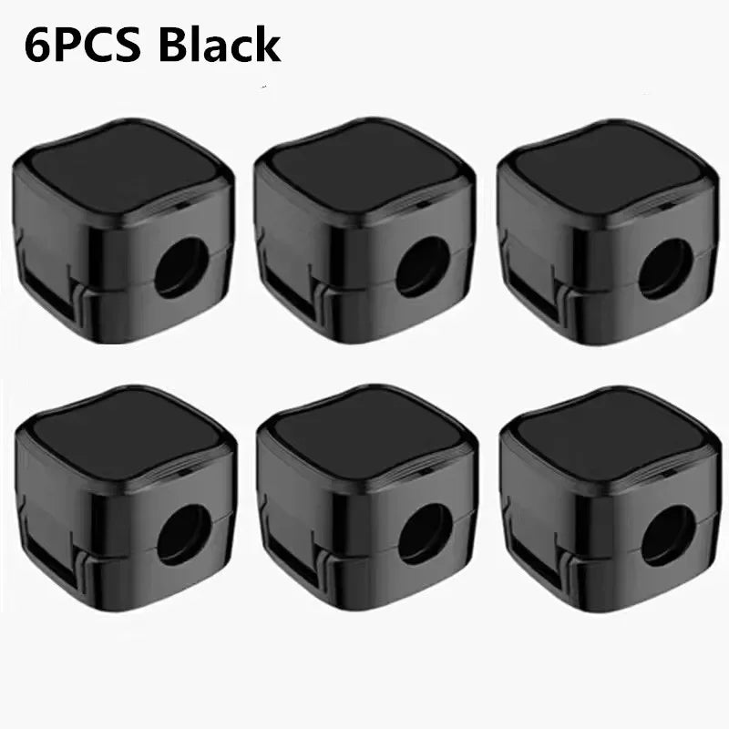 MagneClip 6-pack black cable clips
