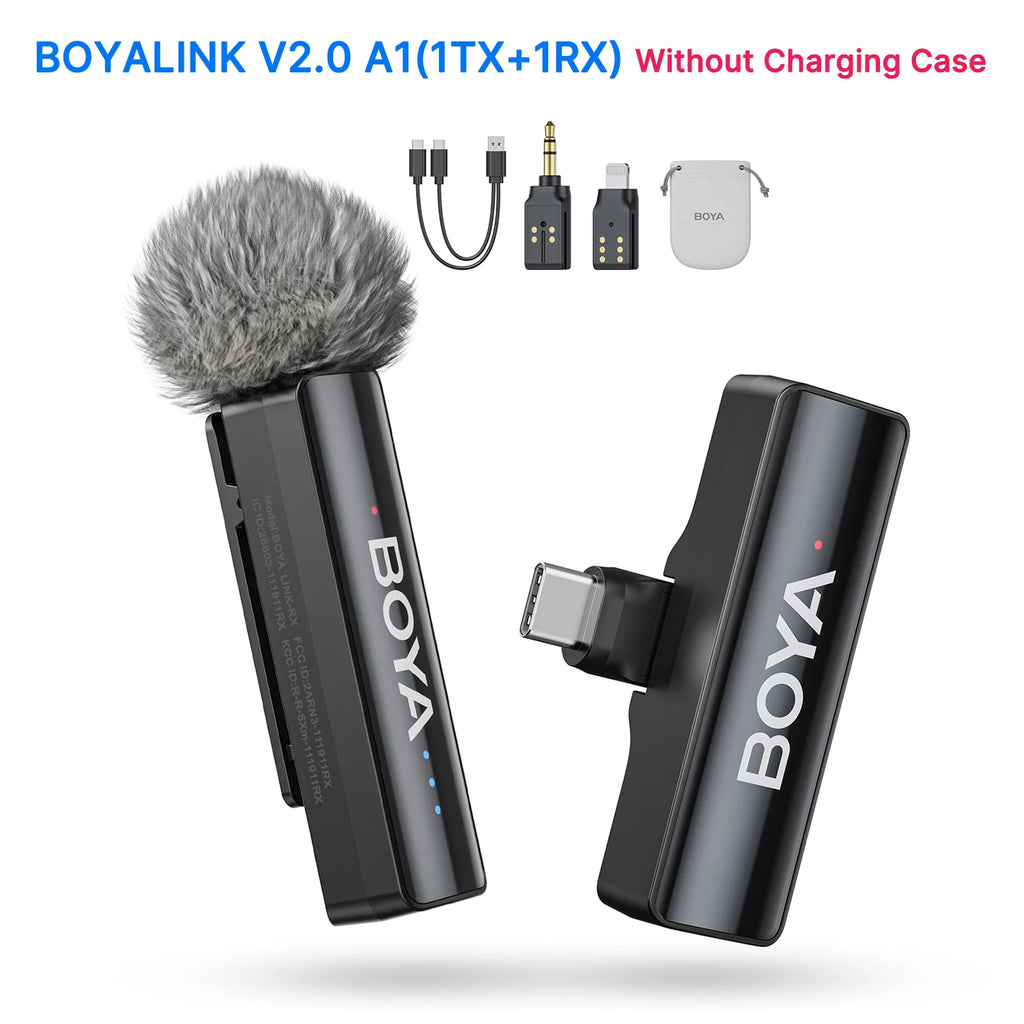 BOYA BOYALINK 2 Wireless Lavalier Microphone Kit source-backed variant image