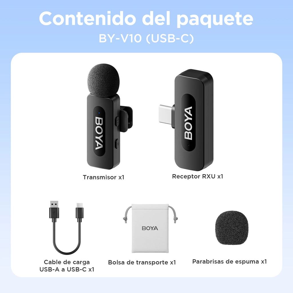 BOYA BY-V10 2.0 USB-C kit variant image