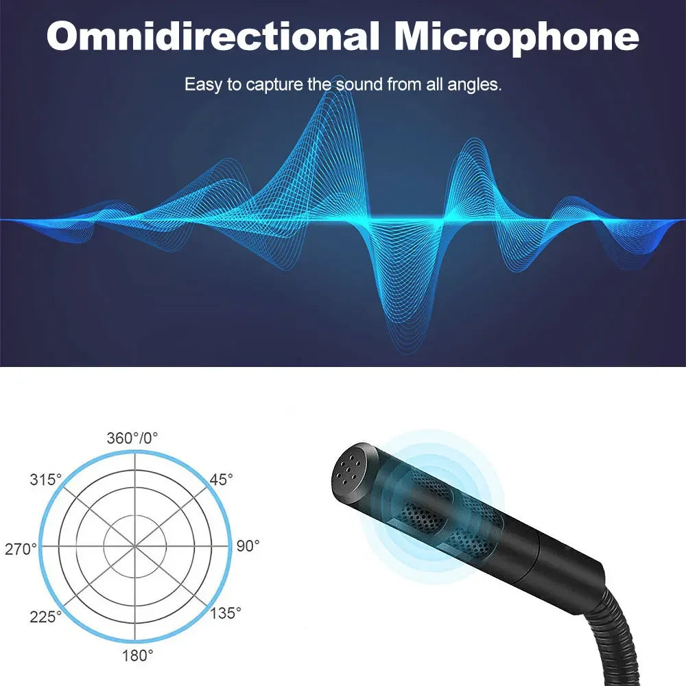 USB Desktop Computer Microphone