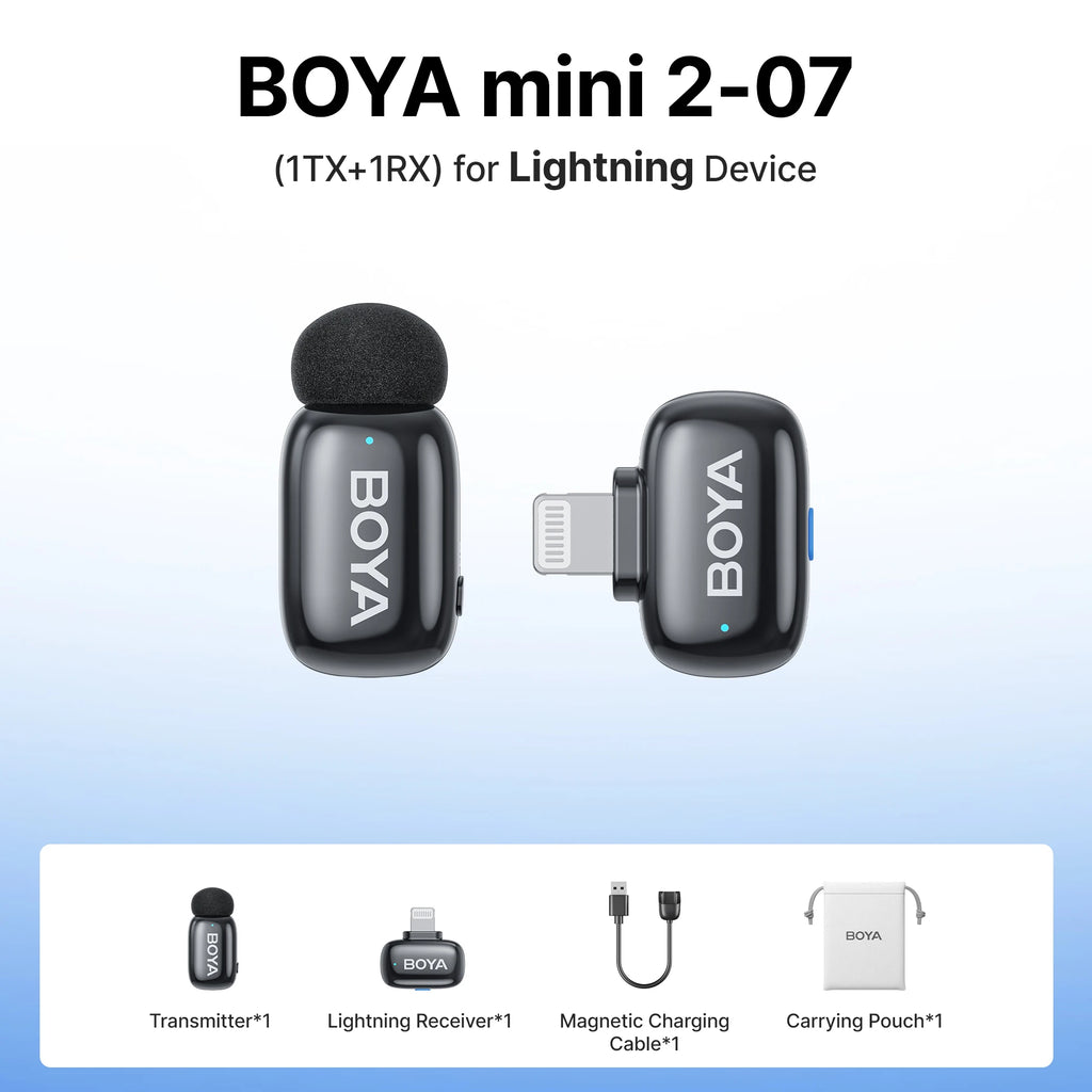 BOYA Mini 2 Wireless Lavalier Microphone Kit source-backed variant image