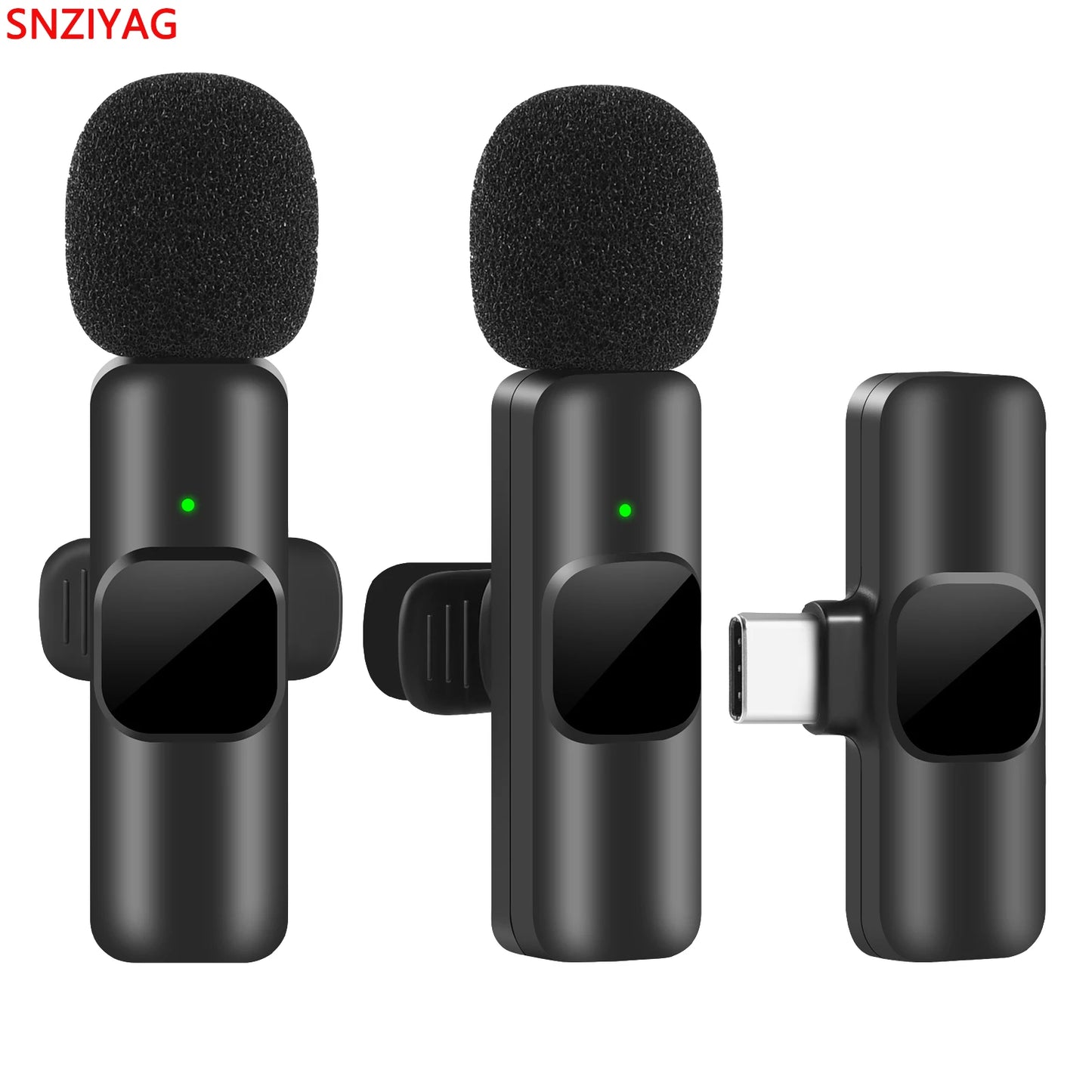 Lavalier Wireless Microphone for iPhone & Android