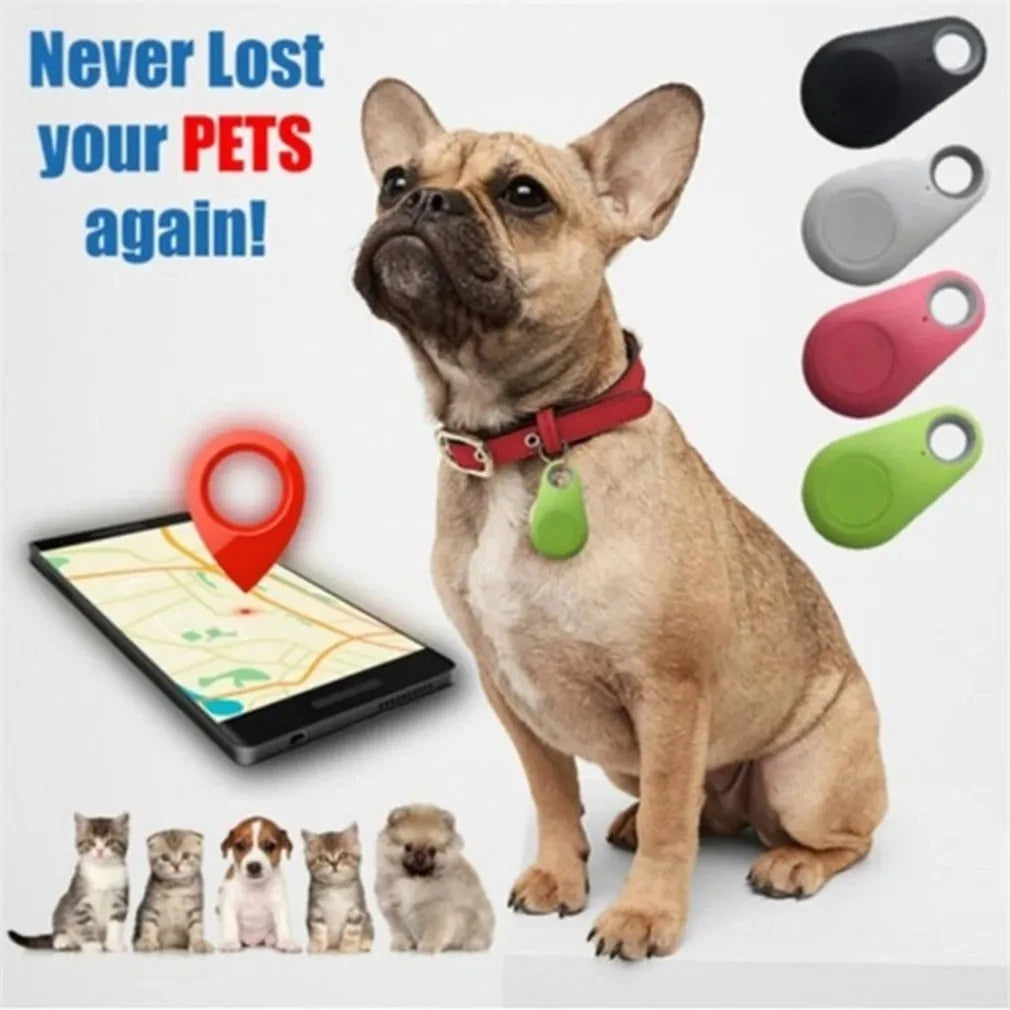 Mini Dog GPS Bluetooth 5.0 Tracker Anti-Lost Device round Anti-Lost Device Pet Kids Bag Wallet Tracking Smart Finder Locator