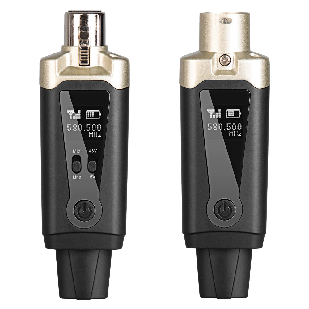 XLRLink UHF Wireless Microphone Adapter Kit source-backed product image