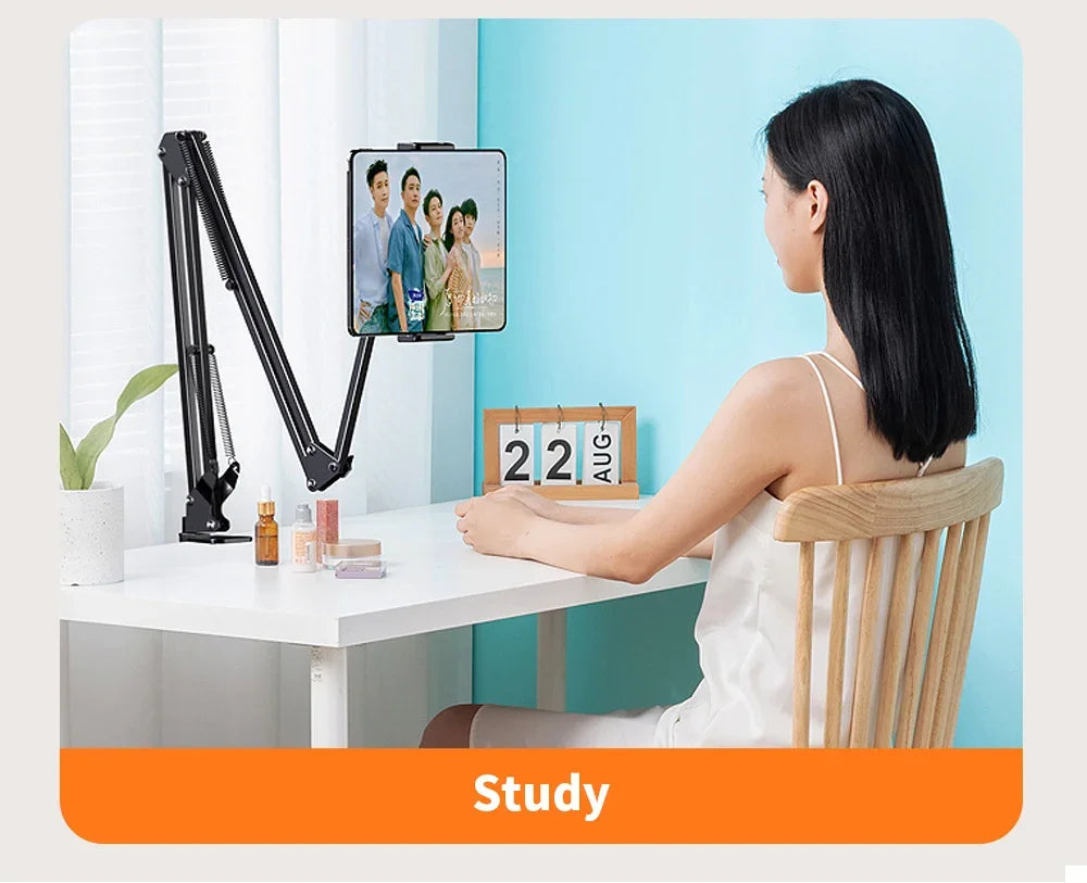FlexArm tablet mount used for desk study