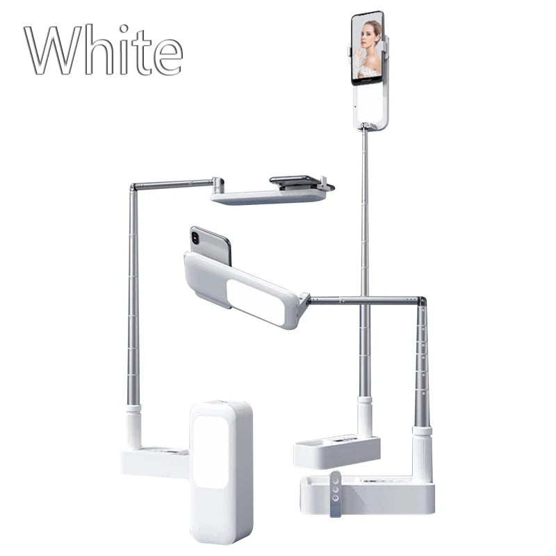 Ultimate Selfie Stand: Portable LED Light-Up Bluetooth Mobile Phone Holder